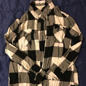 Plaid flannel shirt